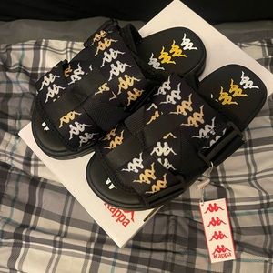 Kappa slides,Black and Gold